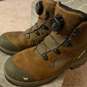 Red Wing Irish Setter heavy steel toe work steel toe boot